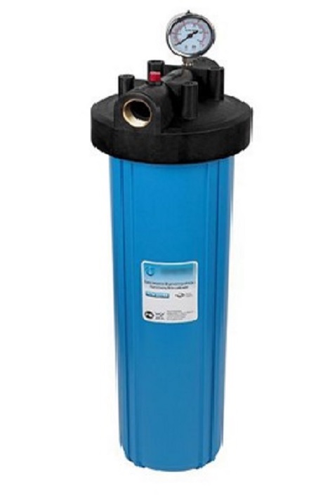 Фильтр с корпусом Big Blue 20, для холодной воды с манометром АКВАТЕК FH20BB-BM Фильтры, системы очистки воды